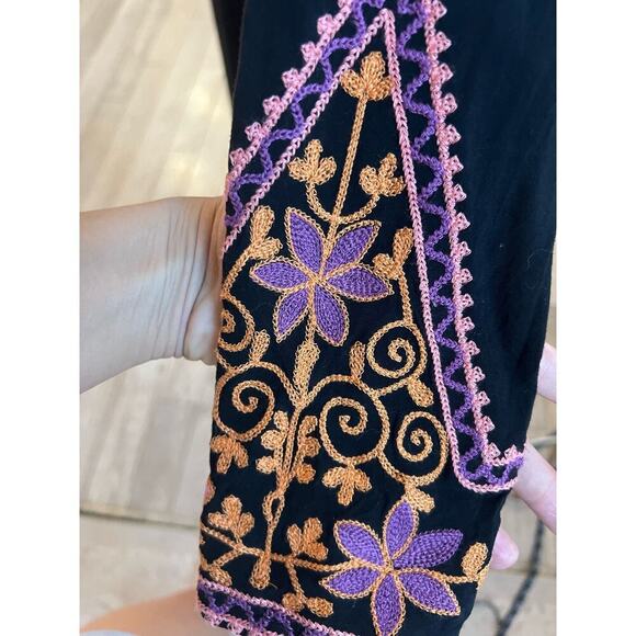 Anthropologie kaftan Size XS beach coverup pool kimono open front robe - Picture 5 of 7